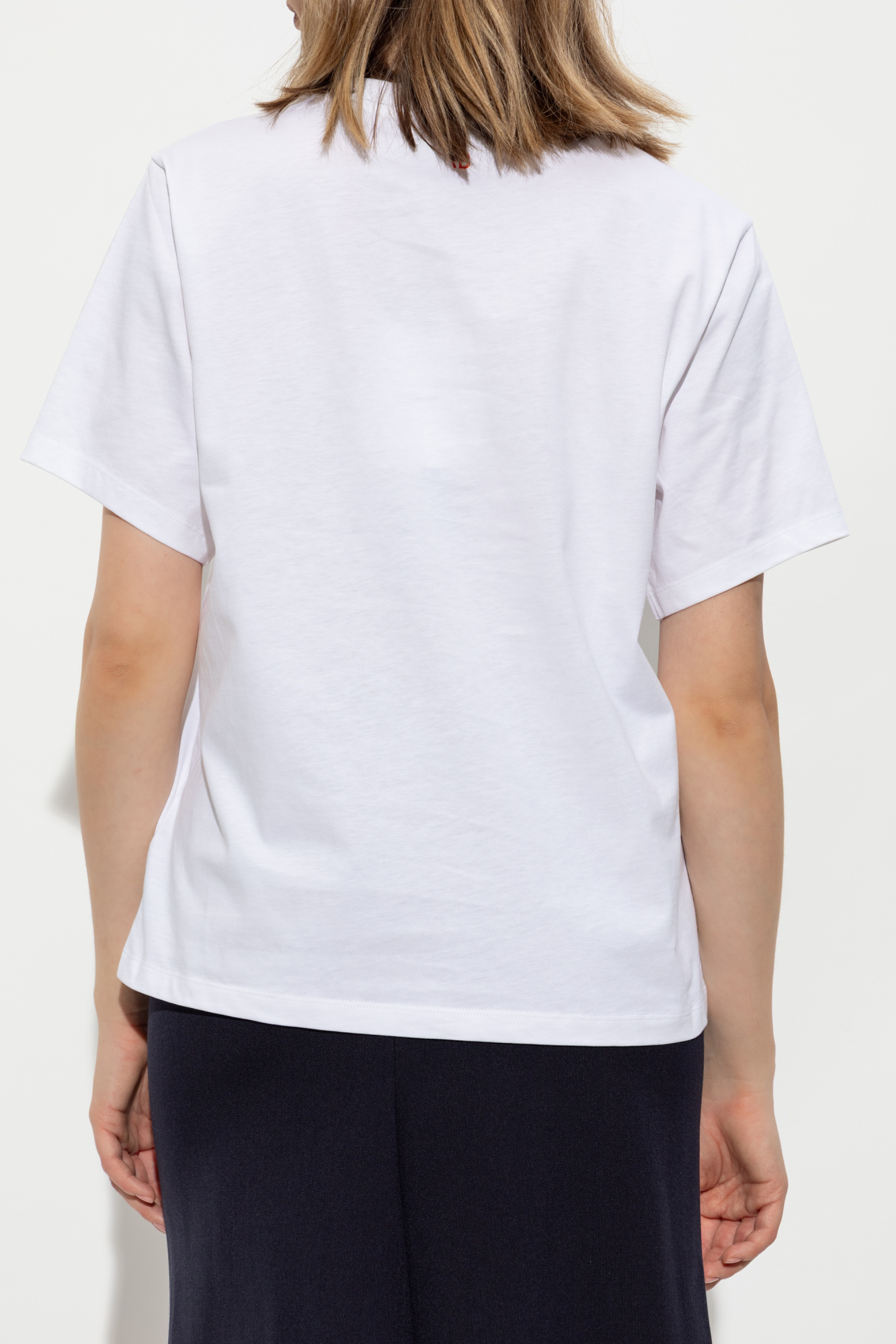 Victoria Beckham address-print Cotton T-shirt | White | FARFETCH